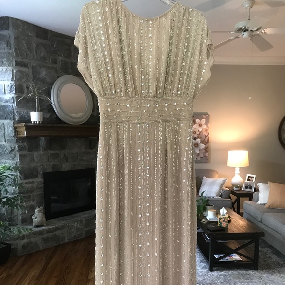 Mac Duggal Dresses & Skirts - Mac Duggal Beaded Midi Cocktail Dress